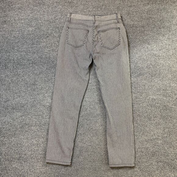 Joie Pants Womens 28 Multi Stripe Aerindis Straight Button Fly Pockets Cropped - Picture 8 of 11